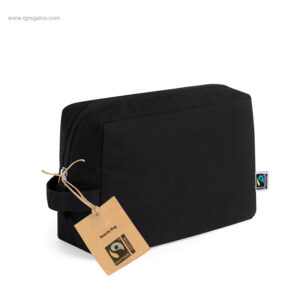 Neceser algodón Fairtrade negro