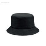 Sombrero tipo Bob paja papel negro