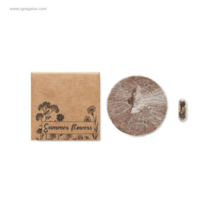 Caja semillas flores para logo