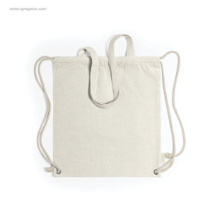 Bolsa mochila barata algodón reciclado natural