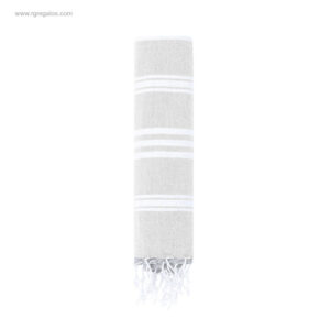 Pareo toalla algodón reciclado gris