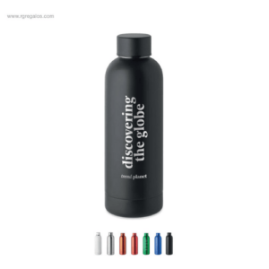 Botella acero inox reciclado para merchandising sostenible