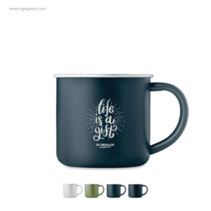 Taza acero inox reciclado 300ml personalizada para regalos de empresa ecológicos