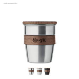 Vaso acero inox reciclado 350ml merchandising ecológico personalizado para empresas