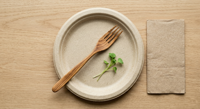 menaje sostenible para eventos cubiertos eco